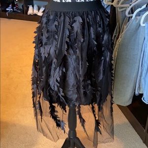 Black cocktail skirt